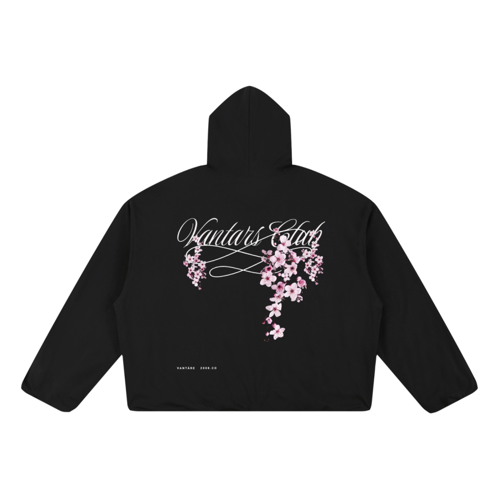 Fallen Flowers, Gather-Hem Hoodie