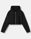 SB Cropped Zip-Up Hoodie