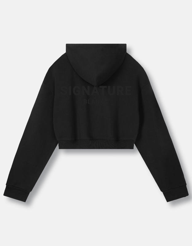 SB Cropped Zip-Up Hoodie