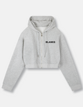 SB Cropped Zip-Up Hoodie