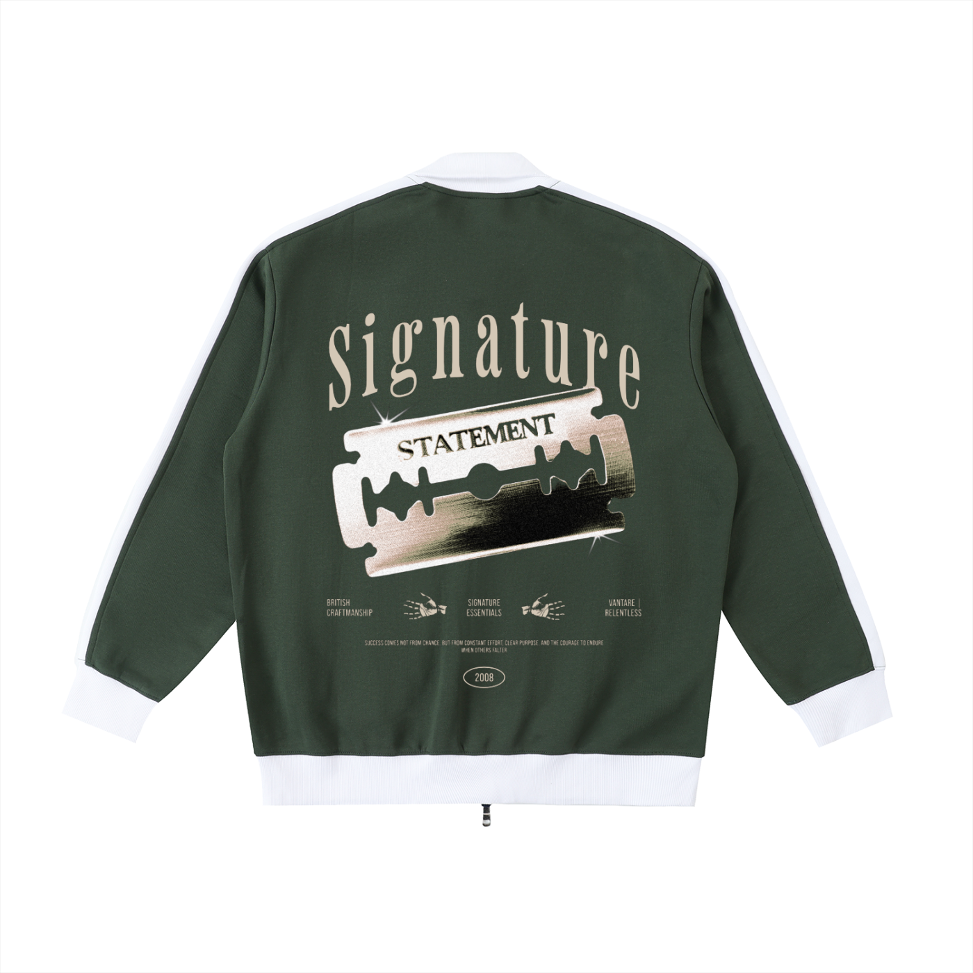 Signature Statement Trim Stand Collar Jacket