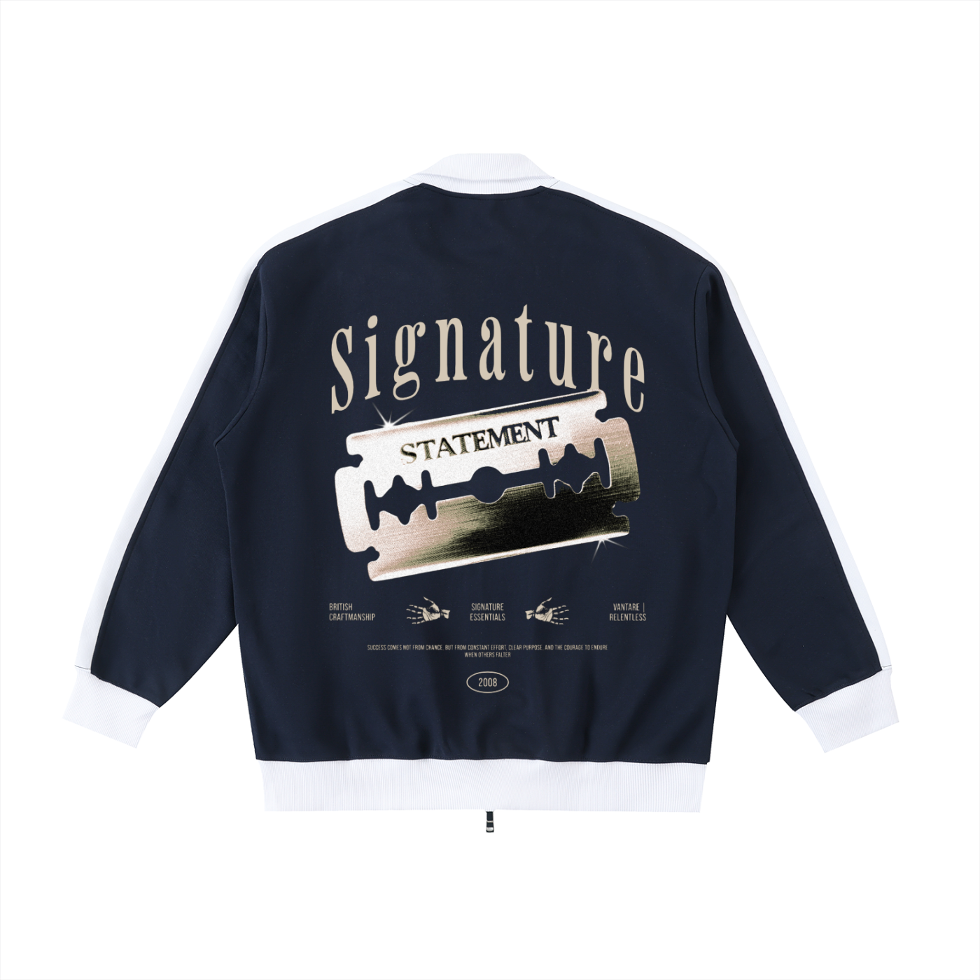 Signature Statement Trim Stand Collar Jacket