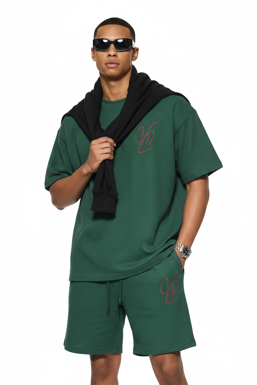 Vantàrs Green Matching Set with Hoodie